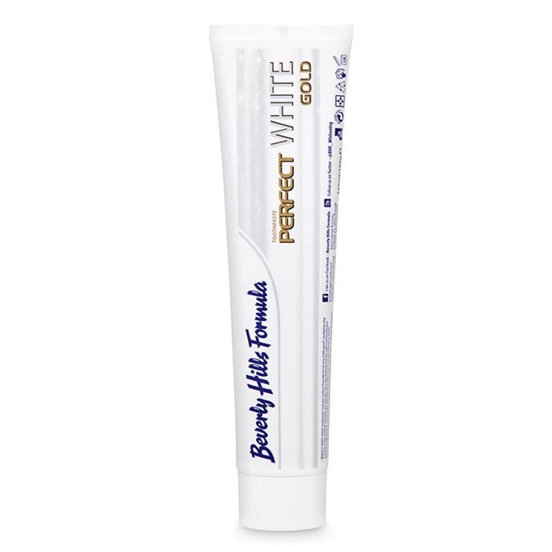 beverly hills perfect white gold toothpaste